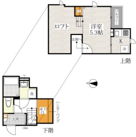 鳩ヶ谷駅 徒歩7分 1階の物件間取画像